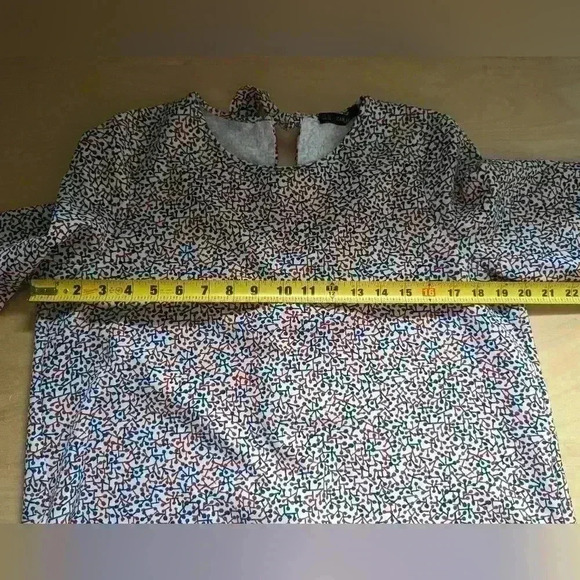 ZARA Women Blouse with "open" back size  medium Super original! - Picture 6 of 8